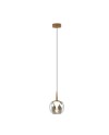 ANDRÓMEDA * COLGANTE 1L - BASE ORO - CRISTAL CROME 8939